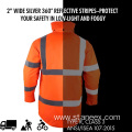 Custom Logo High Visibility Winter Safety Jacket